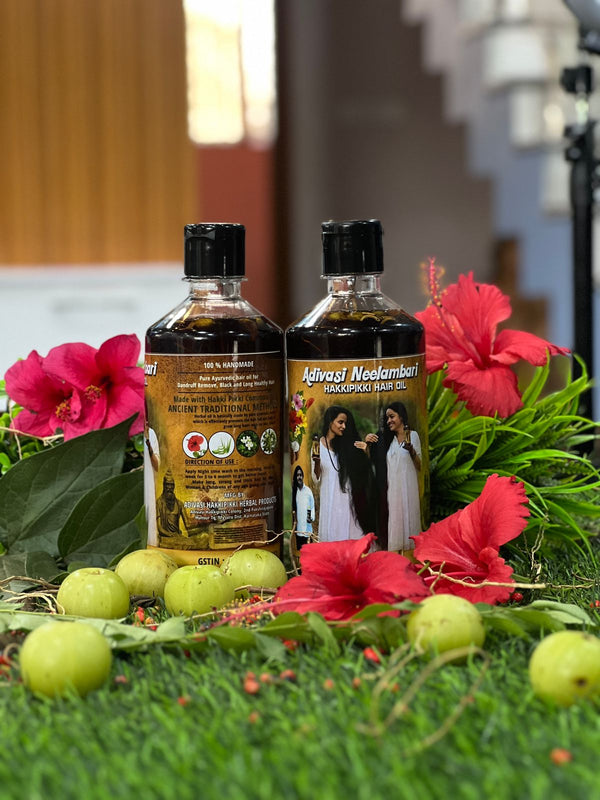 ADIVASI NEELAMBARI HERBAL HAIR OIL 1 LITRE